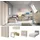 TRAUMMÖBEL QMM Jugendzimmer Kinderzimmer komplett Laris Set C Schrank 3-türig Kommode Schreibtisch Wandregal Bett 200x90 Farbauswahl (Sandbeige - Eiche geölt)