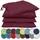 NatureMark Stuhlkissen 40 x 40 cm Bordeauxrot