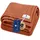 nordic coast company Babydecke Musselin [75 x 85 cm] – Puckdecke aus 100% Baumwolle, 4-lagig, Spucktuch, Stilltuch & Krabbeldecke für Neugeborene (Zimt Braun)