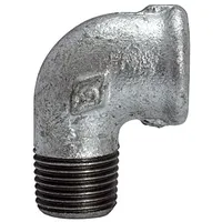 Riegler Winkel 92, 90°, IG/AG, Rp/R 3, schwarzer Temperguss