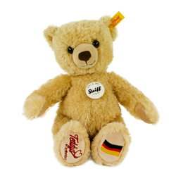 Steiff Kuscheltier Teddybär Kim 28 cm mit Deutschlandfahne 674211