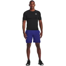 Under Armour HeatGear kurzarm Funktionsshirt Herren 001 black/white XS