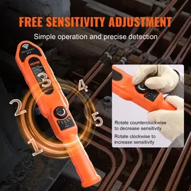 Vevor Leitungsverstopfungsdetektor 30m Kabel Erkennungsentfernung 0–40cm/0–15cm