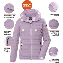 G.I.G.A. DX by killtec Damen Steppjacke/Funktionsjacke mit abzippbarer Kapuze GS 110 WMN QLTD JCKT, lavendel,