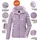 G.I.G.A. DX by killtec Damen Steppjacke/Funktionsjacke mit abzippbarer Kapuze GS 110 WMN QLTD JCKT, lavendel,