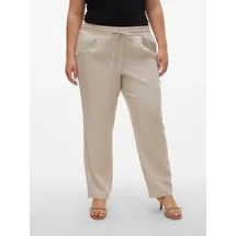 Vero Moda Curve VMJESMILO Ankle Pants Regular Fit Beige 44