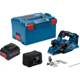 Bosch Professional Akku Hobel 18 V 2,6 mm Brushless + 1x ProCORE Akku 8,0 Ah + L-Boxx -