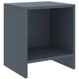 vidaXL Nachtschrank 2 Stk. 35 x 30 x 40 cm Hellgrau