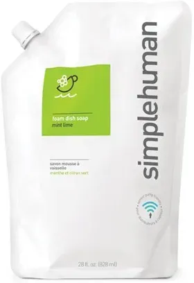 828 ml Schaumgeschirrspülmittel Nachfüllpackung, Minze Limette