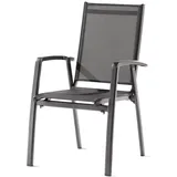 Sieger Salerno Stapelsessel 59 x 68 x 98 cm grau