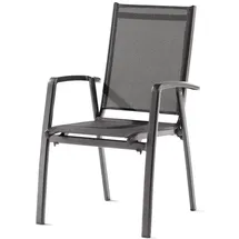 Sieger Salerno Stapelsessel 59 x 68 x 98 cm grau