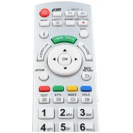 azurano Fernbedienung für PANASONIC N2QAYB000504 - Ersetzt auch N2QAYB000505, N2QAYB000506, N2QAYB000673, N2QAYB000785,