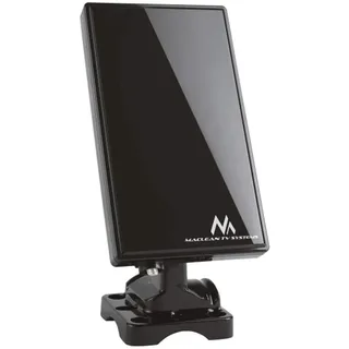 MacleanBrackets Maclean MCTV-970 DVB-T/T2 H.265 HEVC Aktive Außenantenne mit Verstärkung 28dB HDTV DAB Radio Antenne Outdoor Zimmerantenne Fernseher-Antenne