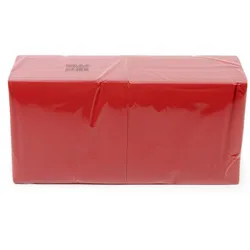 Hypafol Tafel-Servietten, rot, 3-lagig, 40 x 40 cm, Inhalt 250 St, in verschiedenen Farben, hochwertiges Material
