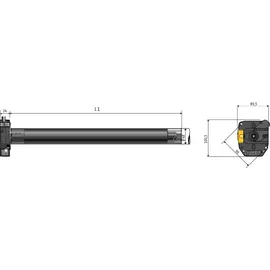 SOMFY Rohrmotor LT 50 Meteor 1242728