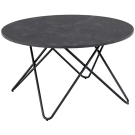 VCM Wyre Schwarz Marmor Ø80 cm