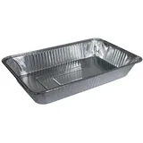 Papstar Starpak Gastronorm-Behälter, Alu eckig 8,5 l 8 cm x 32,6 cm x 52,7 cm 1/1