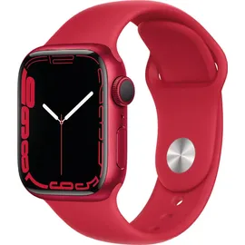 Apple Watch Series 7 GPS 45 mm  Aluminiumgehäuse (product)red, Sportarmband (product)red