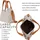 KMISSO 30669 Shopper Veganes Leder Beige/Brown