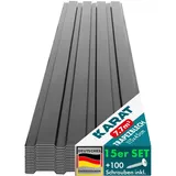 Floordirekt Trapezblech 115 x 45 cm grau