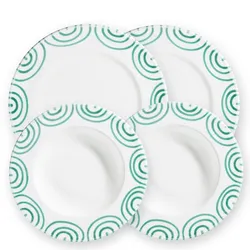 Gmundner Keramik Grüngeflammt, Dinner für 2 Gourmet