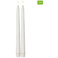 Star Trading Flamme Slim LED-Kerzen 28 cm 2 St. weiß