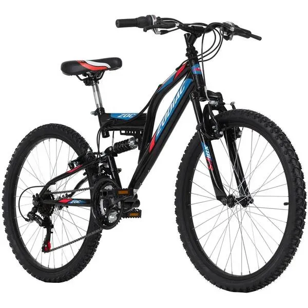 KS CYCLING Spezialfahrrad Kinder-Mountainbike 24'', Schwarz, 38