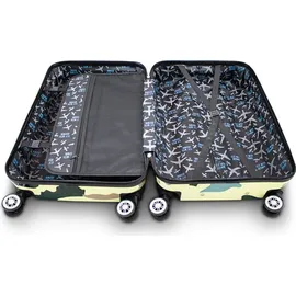 Berwin 4-Rollen L / 67 cm / 78 l grau/mehrfarbig