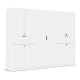 Rauch Drehtürenschrank Ticao 271 x 210 x 54 cm Weiß