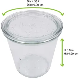 Weck Sturzglas 850 ml 6 St.