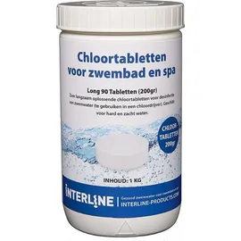 Interline Chlortabletten - Long 90 200 Gramm/1 kg / 1kg