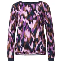 STREET ONE Langarmshirt lila 40 EU