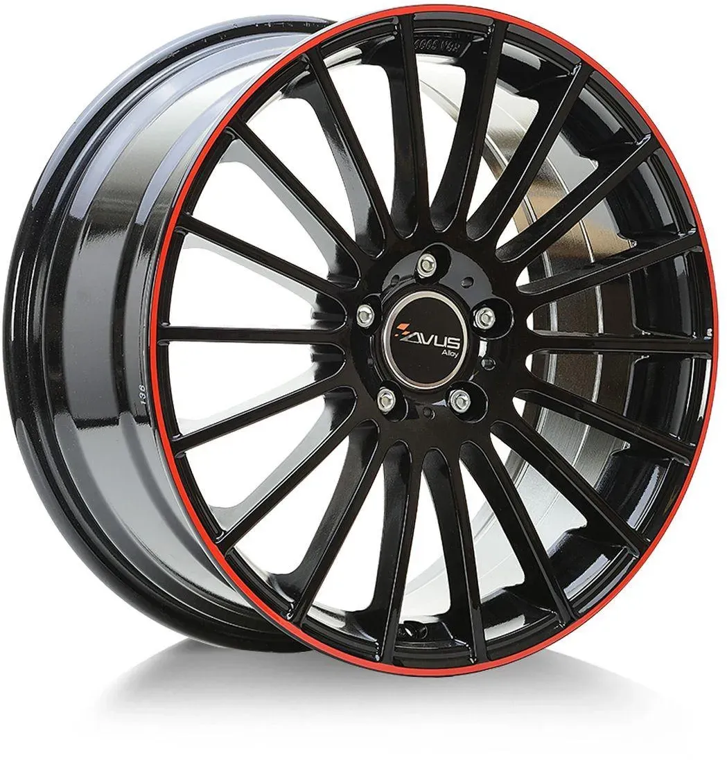 AVUS RACING AC-M03 black red line 8.0Jx19 5x112 ET35