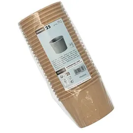 Papstar Suppenbecher Pappe rund 350 ml Ø 9,8 cm 25 St. Braun