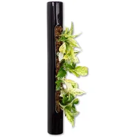 Flowerbox bigTube - schwarz - 65x7,5 cm