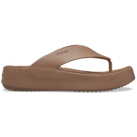 Crocs Damen Getaway Plateau Flip Flop, latte, 38/39 EU