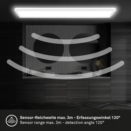 Briloner LED Panel 1-flg. 98x20x3 cm weiß