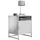 VCM Nachtschrank Flokas L 45 x 40 x 55 cm Weiß
