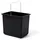 HAILO Einbaumülleimer 18 l Schwarz-Grau