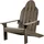 Wiltec Massivholz Adirondack Gartenstuhl 89 x 72 x 92,5 cm natur