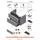 Laufen Waschtischunterschrank 2 Schubladen 44,8 x 51,5 x 78,4 cm Grau