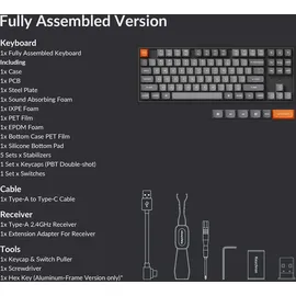 Keychron K8 Max Cherry MX RGB Silent Red US