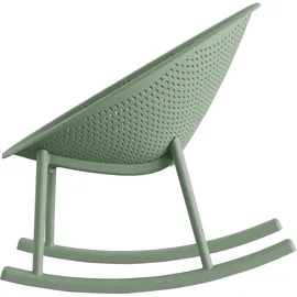 BEST Freizeitmöbel Best Gartenstuhl Qosy Schaukelstuhl 66 x 83 x 80 cm grün 2 St.