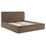 Meblito Polsterbett, Beige, Textil, 140x200 cm, Schlafzimmer, Betten, Polsterbetten