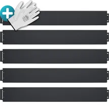 Gardebruk GARDEBRUK® Rasenkante verzinkt 25m x 14cm hoch Schwarz