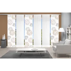 Schiebegardine VISION S "SOVITA", braun (kupferfarben), B:60cm H:260cm, Polyester, Gardinen, DIGITALDRUCK