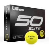 Wilson Fifty Elite Golfbälle gelb
