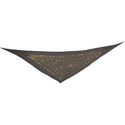 Sonnensegel mit LED Beleuchtung Sonnensegel LED Solar Solarsonnensegel, Sternenhimmel Optik mit Schalter, 150x LED, L 360 cm