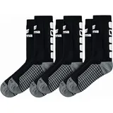 Erima Unisex 3er Pack Classic 5-C Socken Schwarz/Weiß, 43-46