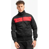 Lonsdale Alnwick Reißverschlusspullover - Black / Red - 5XL